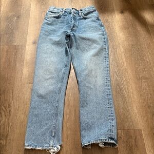 Agolde Jeans Riley Cropped Size 25